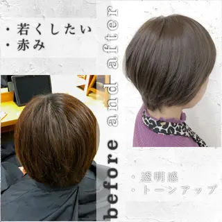 ショート レイヤーカット/ 髪質改善✨山中優のヘアスタイル