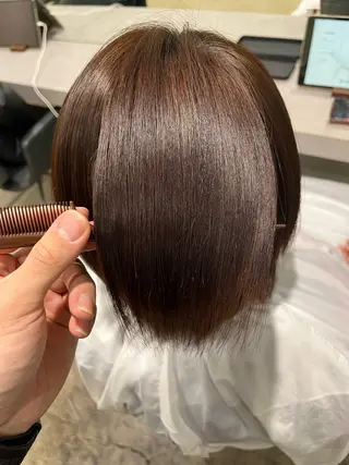 ショート パーマ 縮毛矯正 特化生田のヘアスタイル