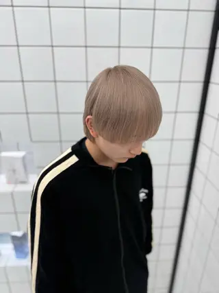 カラー メンズ 渋谷ブリーチカラー/ デザインカラー/優希のヘアスタイル