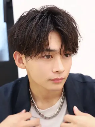 パーマ 【公式】メンズサロン LUCEY福岡大名のヘアスタイル