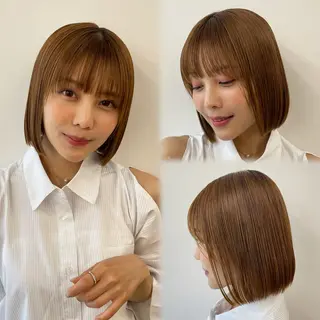 似合わせレイヤー🌟 巻ける縮毛矯正みつきのヘアスタイル