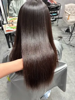 ロング 森岡 紗羽のヘアスタイル