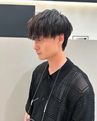 メンズ 透明感カラー k-twoういのヘアスタイル