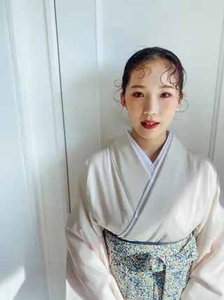 ヘアメイク🌷 着付👘ハルのヘアスタイル