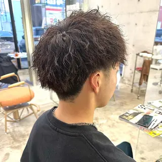 ショート パーマ メンズ LOMARLIE YUSUKE🫧のヘアスタイル