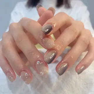 ネイル パラジェルネイル 大人可愛/シンプルのネイルデザイン