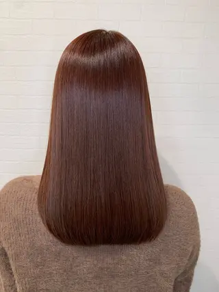 セミロング レイヤー/髪質改善 /山永圭介のヘアスタイル