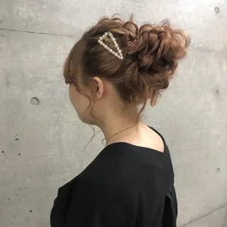 ロング ヘアアレンジ 卒業式お呼ばれ🕊️ ヘアセット✴︎ミキのヘアスタイル