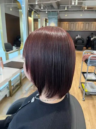 ショート ✨シルク縮毛矯正✨ RYUICHIのヘアスタイル