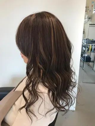 ロング カラー 関口 友行のヘアスタイル