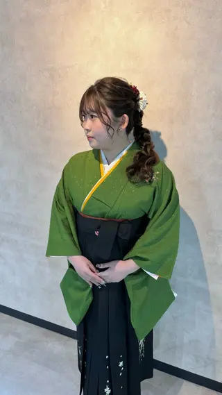 ロング ヘアアレンジ B E C H I C O〔べち子〕のヘアスタイル