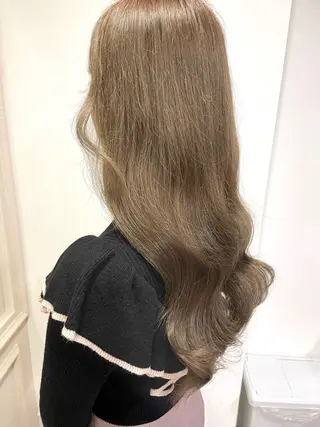 セミロング カラー 向日葵🌻 /レディースカットのヘアスタイル