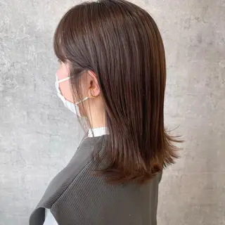 セミロング カラー ヘアアレンジ 🌻あいり merci.🌻のヘアスタイル
