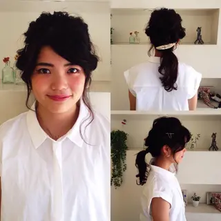 セミロング ヘアアレンジ ITO YUKIのヘアスタイル