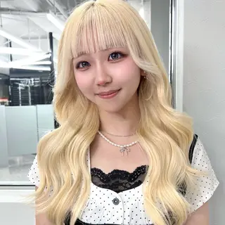 ロング カラー 梅田/韓国ヘア/ エクステ🤖ヒナのヘアスタイル