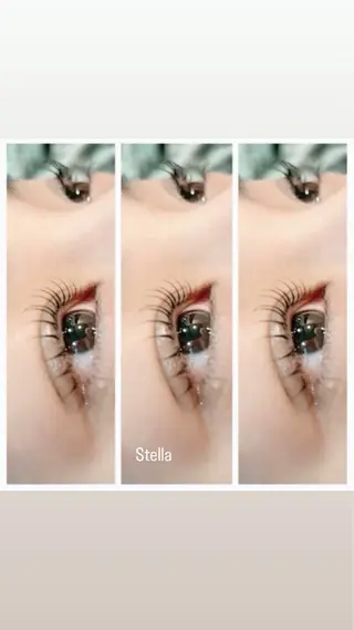 マツエク・マツパ Stella🤍 【eyesalon】のマツエク・マツパデザイン