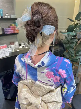 セミロング ダブルカラー🦖 /髪質改善⚡️しおりのヘアスタイル