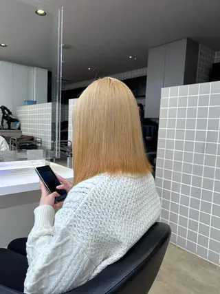 カラー 透明感ベージュ🤎 ナチュラルレイヤーのヘアスタイル