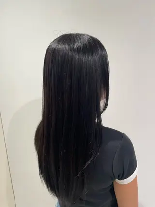 ロング カラー メンズモデル板橋 島田依杏のヘアスタイル