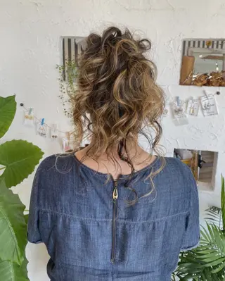 パーマ ヘアアレンジ 豊橋美容院 ソンリエのヘアスタイル