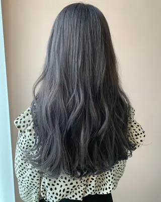 ロング カラー hub hair レイヤー/透明感のヘアスタイル