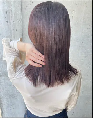 ミディアム カラー フリーランス美容師 MIZUKIのヘアスタイル