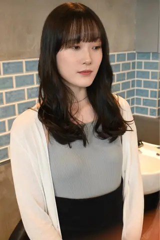 セミロング 🫧ほのか /透明感カラー🫧のヘアスタイル