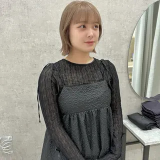 ショート カラー はちすか るかのヘアスタイル