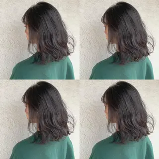 セミロング パーマ 艶髪・酸性ストレート フリツのヘアスタイル