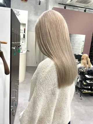 カラー 酸性ストレート 髪質改善のヘアスタイル