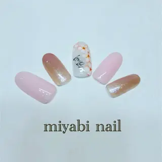 ネイル miyabi nail 桂川駅近くのネイルデザイン