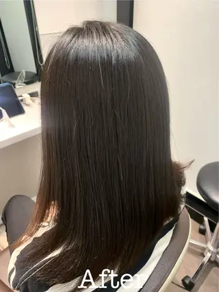 ミディアム 松田 啓志のヘアスタイル