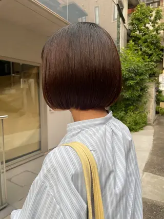 ミディアム カラー 表参道🌿赤み消し カラー/チナツのヘアスタイル