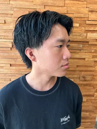 メンズ 透明感・艶感 小坂隼斗のヘアスタイル