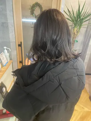 ミディアム カラー 艶髪 🌸木下なつみのヘアスタイル