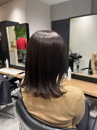 ミディアム ブリーチ/縮毛矯正 ❤️‍🔥シンノスケのヘアスタイル