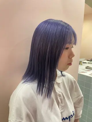 セミロング カラー 髪質改善カラー/銀座 /縮毛矯正/森田のヘアスタイル