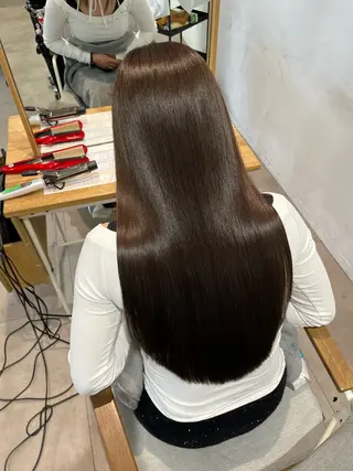 ロング 髙橋 美妃のヘアスタイル