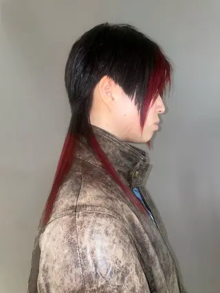 ロング カラー デザインカラー★★★ Haco+shihoのヘアスタイル