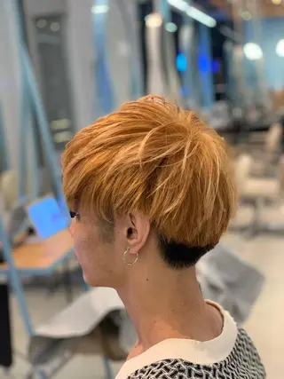 ショート カラー メンズ 北川 拓也のヘアスタイル