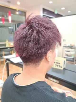 カラー メンズ 💜𝑳𝑼𝑵𝑨 🌻母良田愛美🌻のヘアスタイル