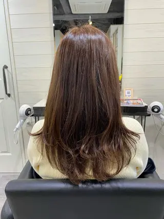 ロング カラー パーマ 先着1名様限定 カット無料のヘアスタイル