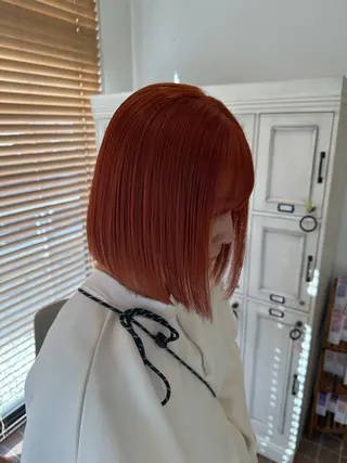 ミディアム カラー 坂庭 美夢のヘアスタイル