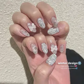 ネイル パラあり！フィルイン 美フォルムのネイルデザイン