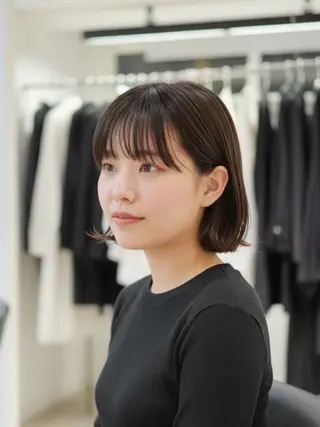 ショート JIN/暖色カラー /髪質改善/艶髪のヘアスタイル