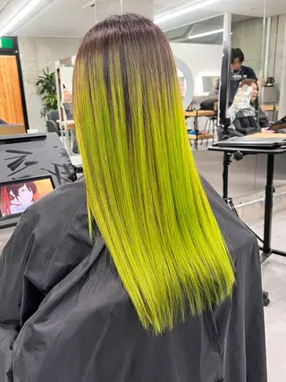 ロング カラー 艶髪✨ブリーチ職人 井手正康のヘアスタイル