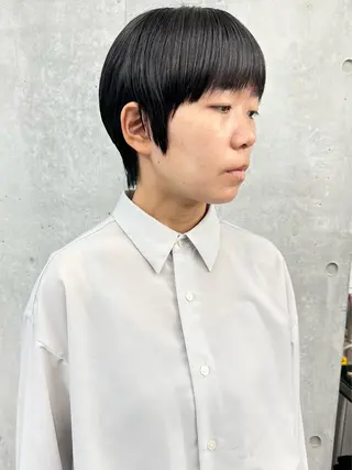 ショート ボブ/ゆるふわ ボブパーマ/とういのヘアスタイル