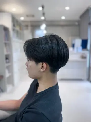 ショート メンズ 田島拓海 ボブカットのヘアスタイル