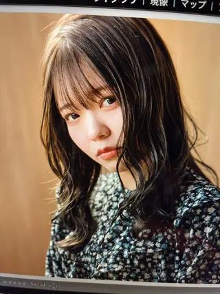 ミディアム カラー KATSUKI津福店所属・工藤 惇のヘアスタイル