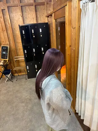 カラー 透けるミルクティー ☕赤味ゼロ★はる吉のヘアスタイル